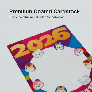 Tarjeta de Plástico con Marco para Fotos Impresa a Todo Color Personalizada para Aniversarios Empresariales y Recuerdos Festivos - Product Image 5