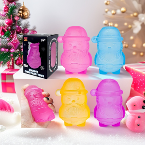 ขนมมอลต์ TPR สควิชชี่ ซานตาคลอส กวางเรนเดียร์ ของเล่นบีบคลายเครียด ไม่มีเจล - Product Image 1