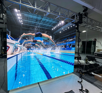 Écran LED déroulable P2.6 couleur pleine, flexible, pour publicité en magasin ou sur fenêtre intérieure