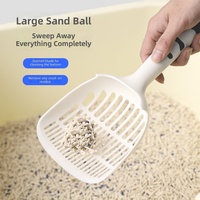 Grande pelle à litière pour chat en PP, outil de filtration épaissi, essentiel pour le nettoyage des animaux, fourniture directe du fabricant