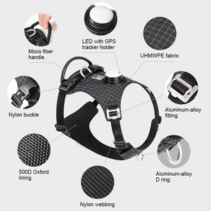 Harnais Réfléchissant Robuste et Réglable Truelove pour Chien avec Support pour Traceur LED, Gilet d'Entraînement Premium Étanche pour Chien et <span class=keywords><strong>Chat</strong></span> – Vente en Gros - Product Image 2