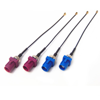 Câble d'extension FAKRA-CABLE femelle à sertir Luckyconnectors (RG174/316/58/RG178/RG58) pour systèmes GPS/FM de voiture