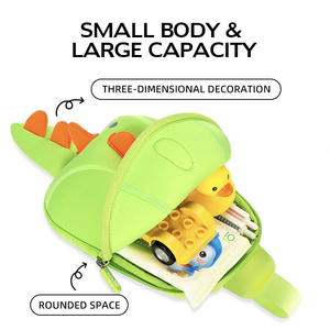 Nohoo moda çocuk göğüs çanta satchel yaş 2 yaşında 3D göğüs çanta crossbody askılı çanta üzerinde yürümeye başlayan çocuklar için - Product Image 3