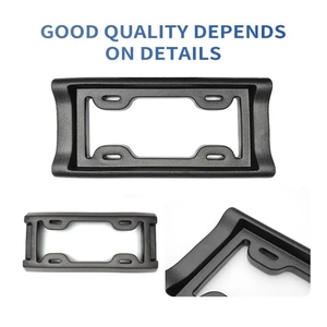Soporte para Matrícula de Coche/SUV, Protector de Parachoques, Cubierta Protectora de EVA para Matrícula Estadounidense - Product Image 3