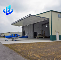 Hangar Professionale in Acciaio Zincato con Rivestimento Anticorrosione, Struttura a Campata Libera, Alta Resistenza al Vento, Durevole