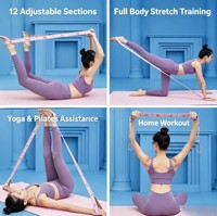 Bande de Résistance en Polyester et Coton pour Yoga et Étirements – Unisexe (Femmes et Hommes) – Exercice, Danse et Entraînement Physique Toutes Saisons