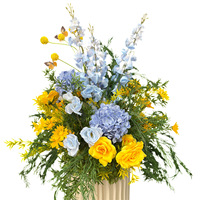 Großes grünes Seidenrosen-Kunstblumenkugel-Set, hängendes Blumenarrangement, Blumenläufer für Hochzeitsdekoration
