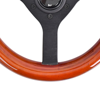 Volant universel modifié TIYPEOR 280MM, 70MM PCD, volant en bois massif pour jeux PC