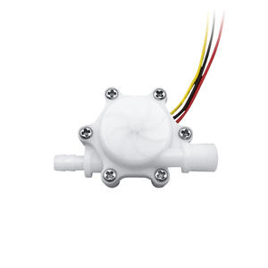 Débitmètre miniature à impulsions résistant aux hautes températures, à connexion rapide à 2 points, en matériau POM de qualité alimentaire pour distributeurs d'eau - Product Image 1