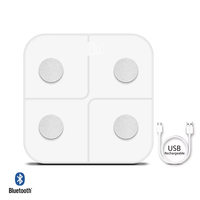 Balance de précision électronique à la mode avec application Bluetooth rechargeable par USB de style moderne, fabriquée à Zhongshan