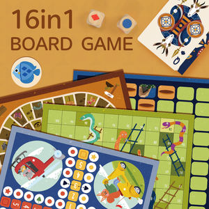 Juego de <span class=keywords><strong>Ajedrez</strong></span> Educativo de Madera 16 en 1 <span class=keywords><strong>para</strong></span> Niños KSF, <span class=keywords><strong>para</strong></span> Cultivar la Capacidad de Pensamiento y Cálculo de los Niños - Product Image 2