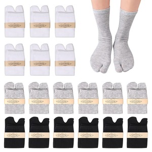 Chaussettes japonaises <span class=keywords><strong>Tabi</strong></span> unisexe à deux orteils, chaussettes à orteils séparés pour tongs, chaussettes montantes pour hommes, chaussettes japonaises à orteils séparés - Product Image 1