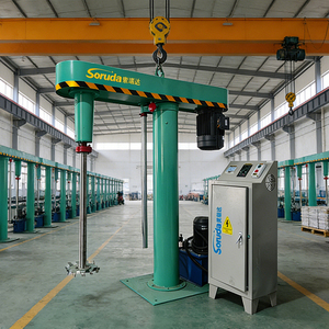 Disperseur hydraulique à grande vitesse avec moteur pour le mélange d'encre textile, de pigments liquides, en acier SUS316L, haute sécurité - Product Image 3