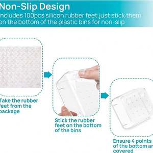 25 PCS Clear Waterproof PVC Four-Layer Storage Bags 23x21cm 4-Size Versatile <b>Kitchen</b> Office Organizer Tools Storage <b>Bins</b> - Product Image 2