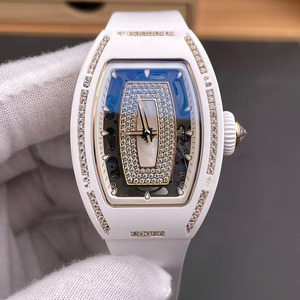 Reloj Mecánico Automático de Cerámica Moissanite Tourbillon, Elegante, Casual, Lujoso y de Alta Calidad para Hombre y Mujer - Product Image 1