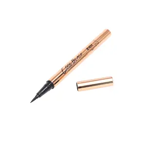 Waterdichte Vloeibare Eyeliner, Gold Case Eyeliner, Hoge Kwaliteit Zwart Eyeliner