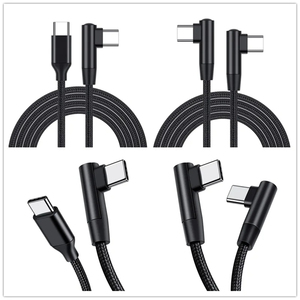Dual 90 grados 60W ángulo recto <span class=keywords><strong>Usb</strong></span>-<span class=keywords><strong>c</strong></span> <span class=keywords><strong>Cable</strong></span> 60W <span class=keywords><strong>Usb</strong></span> <span class=keywords><strong>Cable</strong></span> tipo <span class=keywords><strong>C</strong></span> a tipo <span class=keywords><strong>C</strong></span> <span class=keywords><strong>Cable</strong></span> de carga - Product Image 6
