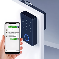 Serrure de cabinet intelligente sans clé Tuya Bluetooth, serrure biométrique pour tiroir en bois avec déverrouillage par carte et mot de passe