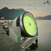Fabrikpreis 1000W IP67 Wasserdichte Fischlockende Tintenfisch-Köderleuchte Cyan Rot Weiß Grün Flutlicht Angel-LED-Leuchten Blau Anpassbar