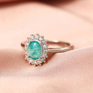 Anello con Zircone Sfumato Naturale per Donne, Gioiello da Dito Elegante e alla Moda - Product Image 6