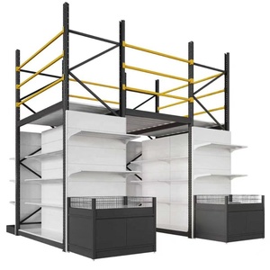 Double Side Heavy Duty Supermarket <b>Shelves</b> of <b>Display</b> Rack Discounted High-quality Goods in Large Supermarkets - Product Image 1