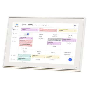 Pantalla Táctil Inteligente Interactiva para Horarios Familiares, Blanca/Negra, Calendario Digital <span class=keywords><strong>de</strong></span> 10 y 16 Pulgadas - Product Image 1