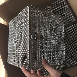 חוט נירוסטה סל כבל מגש תיל stackable רשת כלי נגינה תיל קולי רשת סל קולי - Product Image 4