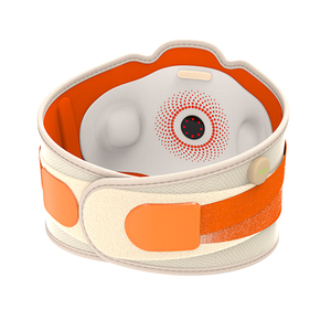 Ceinture de massage abdominale chauffante électrique avec soutien lombaire, compresse chaude, graphène vibrant, machine de massage du dos - Product Image 1