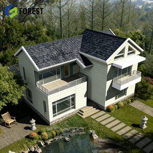 Villa Modular Moderna de Acero Ligero con Diseño Ecológico y Construcción de Bajo Costo para Desarrollos Suburbanos Contemporáneos - Product Image 1