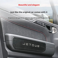 4 pièces de garnitures de protection pour poignées de porte intérieures pour Jetour T2 Traveler, accessoires de modification et de décoration intérieure de voiture