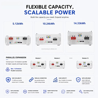 Batterie de stockage d'énergie solaire domestique hors réseau XU 51,2 V 100 Ah 5 kWh LiFePO4 avec 6000 cycles