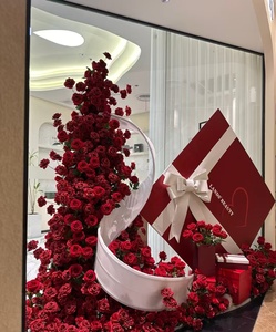 زهور اصطناعية بلاستيكية مصنوعة يدويًا بالجملة - ورود مختلطة واقعية بأسلوب طبيعي وصديقة للبيئة - Product Image 2