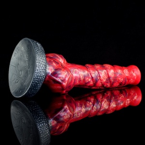 Nuevo juguete sexual de silicona líquida con forma de nudo, consolador anal de animal suave con forma peculiar para mujer - Product Image 5