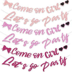 Novedad para Fiestas: Guirnaldas <span class=keywords><strong>de</strong></span> Papel, Decoraciones, Pancarta <span class=keywords><strong>de</strong></span> Princesa Rosa, Adornos Colgantes, Artículos <span class=keywords><strong>de</strong></span> Cumpleaños, Venta al por Mayor Transfronteriza - Product Image 4