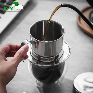 스테인레스 스틸 커피 국자에서 공장 베트남 스타일 하이 퀄리티 커피 드립 커피 필터