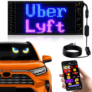 Hágalo usted mismo Flexible Rgb Led Display Bright Car Sign Board para parabrisas Diy <span class=keywords><strong>El</strong></span> producto - Product Image 6