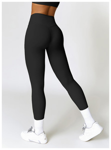 Completo <span class=keywords><strong>Sportivo</strong></span> Personalizzato da Donna, <span class=keywords><strong>Reggiseno</strong></span> <span class=keywords><strong>Sportivo</strong></span> <span class=keywords><strong>Rosa</strong></span> con Incrocio sulla Schiena e Leggings per Yoga - Product Image 5