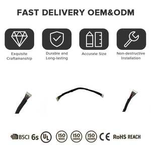 산업 네트워크 및 LCD 디스플레이 시스템용 RJ45 커넥터 및 LVDS 케이블이 포함된 통신 및 데이터 배선 하네스 - Product Image 4