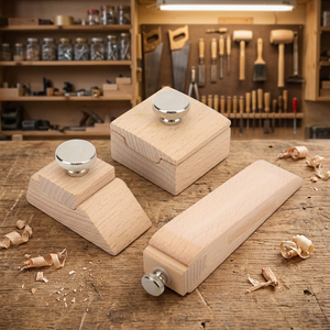 Different Dimension Rustic Wooden Box Square Oak Wood Gift Box by FWE - Product Image 3