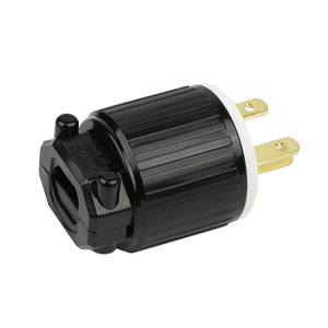 Prise électrique 15A 125V, mise à la terre standard, matériau ABS industriel, prise simple - Product Image 2