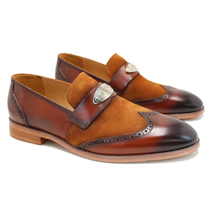 Zapatos de Cuero para Hombre, Talla Grande, Mocasines de Negocios Más Vendidos, Cuero Genuino, Dos Tonos, Estilo Británico, Cómodos, Duraderos y Elegantes - Product Image 2