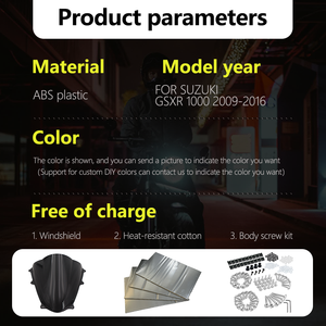 Kit de Carenado Personalizado para Motocicleta SUZUKI GSXR1000 2009-2016 <span class=keywords><strong>GSXR</strong></span> <span class=keywords><strong>1000</strong></span> <span class=keywords><strong>2015</strong></span> 2014, Inyección ABS, S1009-102a - Product Image 2