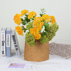 <b>Flower</b> Delight <b>Artificial</b> <b>Flower</b> Yellow Green Medium Soft Rubber Wedding Decoration Living Room <b>Arrangement</b> - Product Image 1