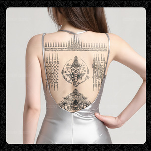 Pegatinas de tatuajes <span class=keywords><strong>para</strong></span> el <span class=keywords><strong>pecho</strong></span>, impermeables, de larga duración, resistentes al sudor, no reflectantes, de lujo ligero, impresas por transferencia de agua <span class=keywords><strong>para</strong></span> tatuajes - Product Image 2