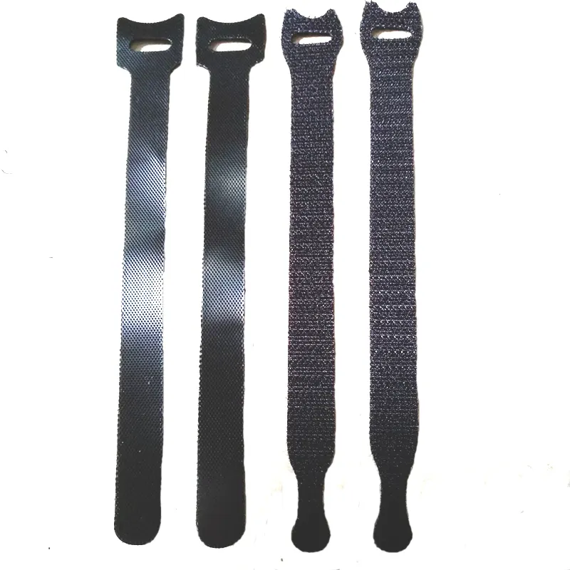 Schwarz einstellbare draht organizer bunte haken und schleife injection kabel krawatten