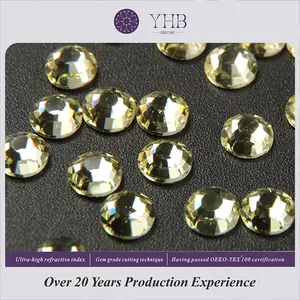 YHB Crystals Ab Flatback Rhinestone Venta al por mayor Crystal Ab Aurora Rhinestones