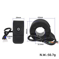 Acelerador de Pulgar para Patinete Eléctrico Kugoo S1 Plus, Controlador de Velocidad Integrado, Cable de Repuesto de 21.8cm