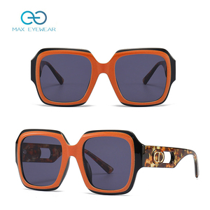 Lunettes de soleil carrées tendance pour hommes 2023, lunettes de soleil surdimensionnées pour hommes - Product Image 4