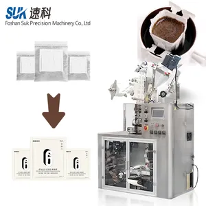 Máquina de embalagem para pendurar filtro de café por gotejamento e saco de gotejamento