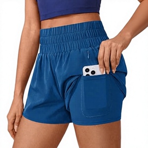 Ropa de Verano para Mujer, Shorts Personalizados con Logotipo, Shorts de Cintura Baja, Pantalones Cortos Deportivos de Spandex con Efecto Levanta Glúteos para Mujer - Product Image 1